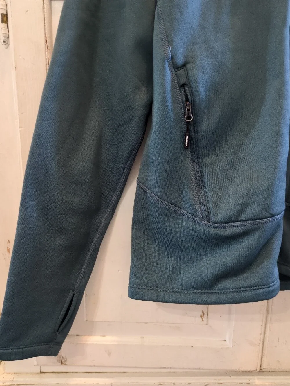 NWT Marmot Olden Polartec Mens Full Zip Jacket Sz S Stargazer Green
